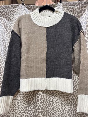 Color Blocked Sweater