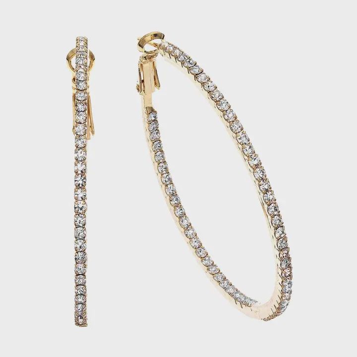 Hoop w/Crystals