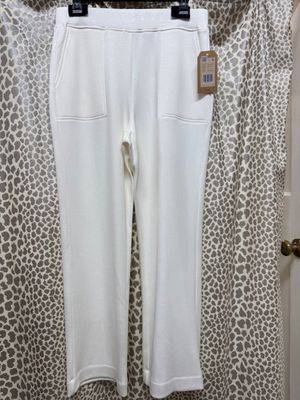 Off White Knit Pants