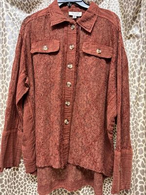 TL-Lace Washed Shirt