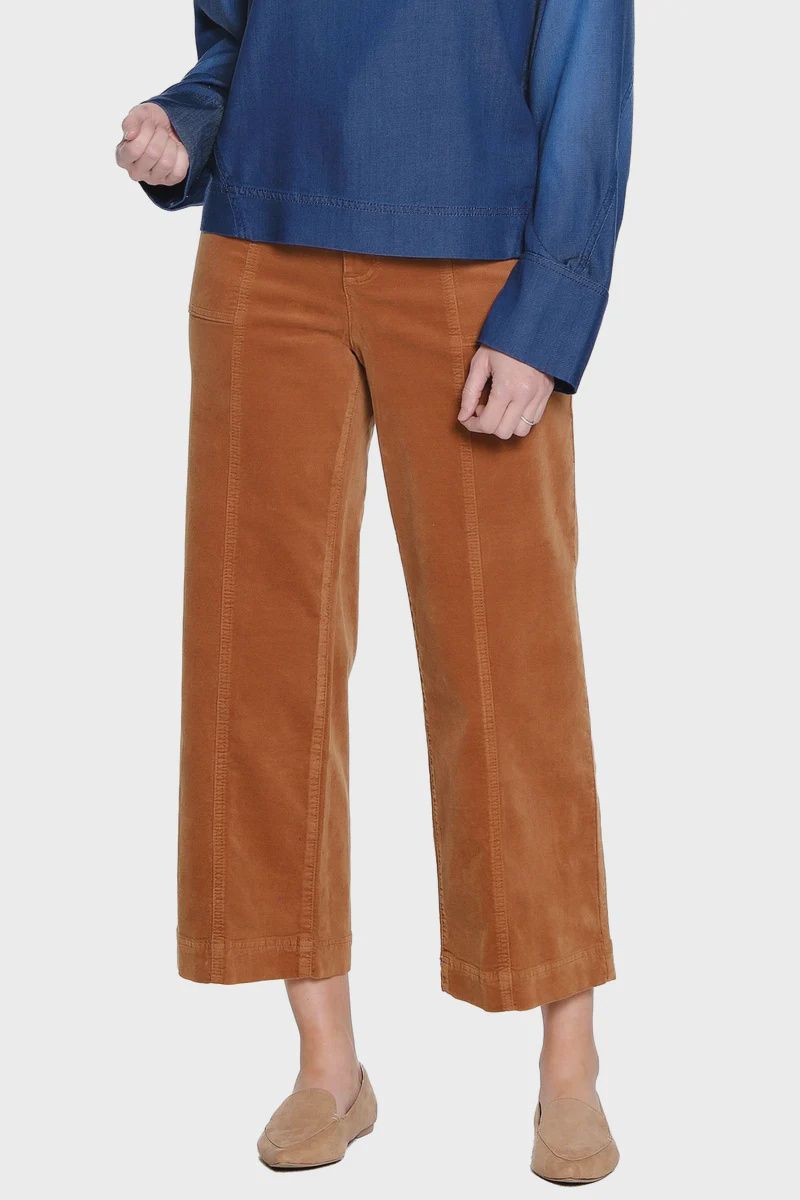 TL-Wide Leg Velvet Pant