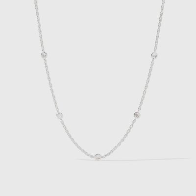 JV-Celeste Delicate Station Necklace