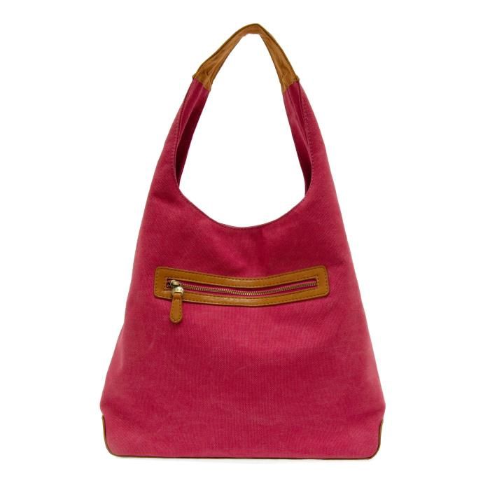 April Canvas HOBO, Colour: Magenta