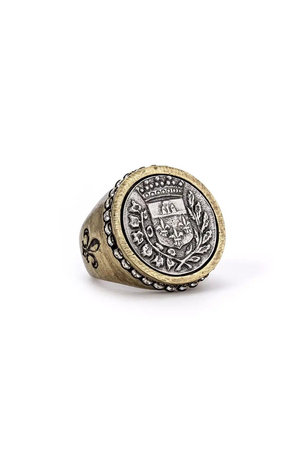 Austrian Crystal Signet Ring, Size: 7