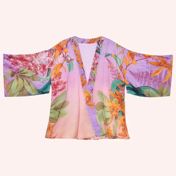 Kimono Jacket, Colour: Tropical Flora and Fauna