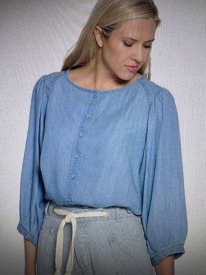 TL-Denim Lyocell Top