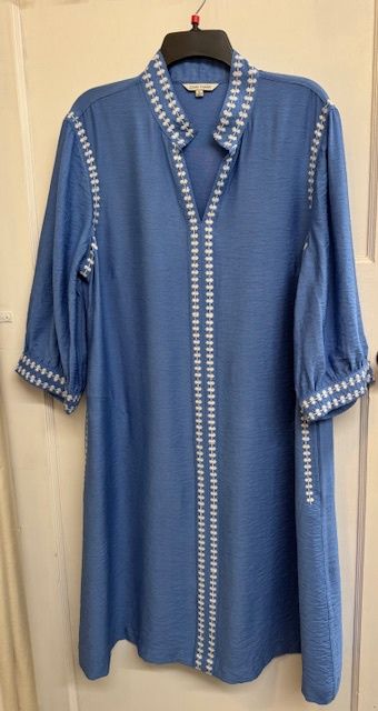 JM-Blue A-Line Dress