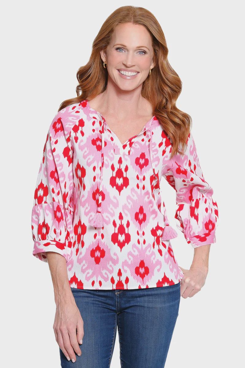 Ali Miles-Pink/Red Top