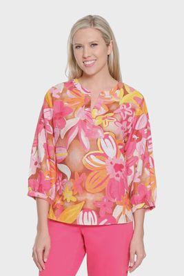 Tru Luxe-Floral Popover