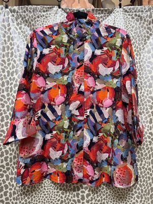 Shana-Piano Button Blouse