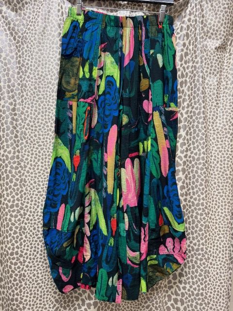 Shana-Printed Lantern Pant