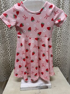 Rylee&amp;Faith-Knit Strawberry Dress