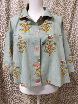 Ivy Jane-Aqua Swing Jacket