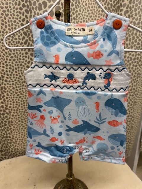 Rylee&amp;Faith-Ocean Short Romper