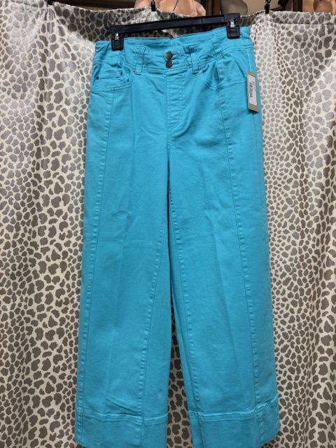 Ala Carte- Turq wide leg