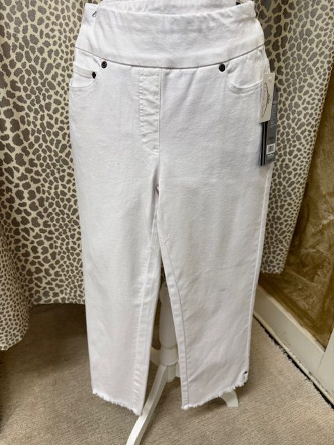 Slimsation-Crop w/Fringe Hem