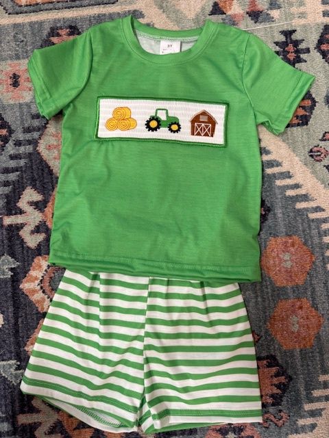 John Deere Boys Short Set