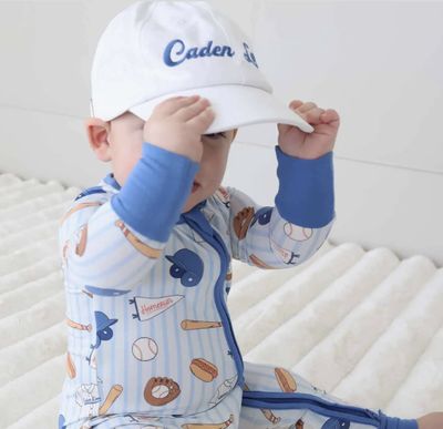 CadenLane-Ballpark Boys Romper