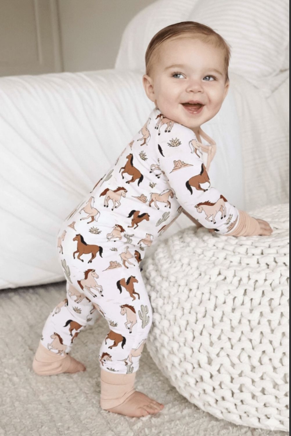 CadenLane-Pony Ruffle Footie