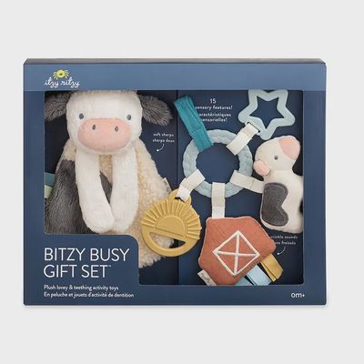 Itzy Ritzy-Gift Set Farm Lovey Ring