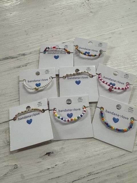 Bandana Love Bracelets-Beaded