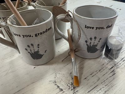 Handprint Mugs
