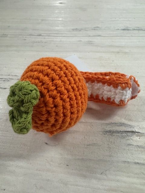 Orange Wrist Rattle