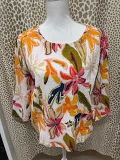 Shana-Crinkle Spandex Tunic