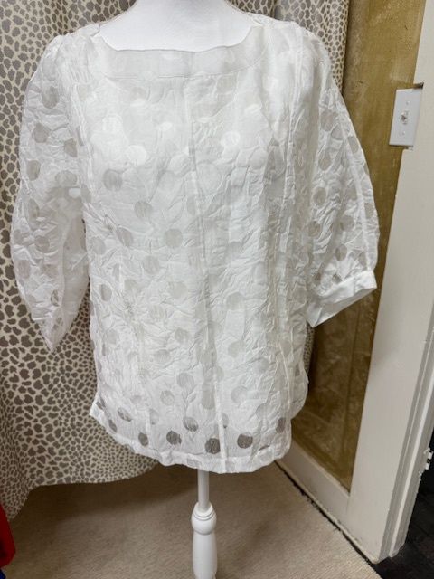 Ali Miles-Sheer Dot Popover w/liner