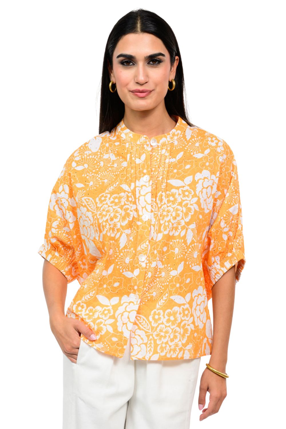 Ivy Jane-Eyelet Poncho Top