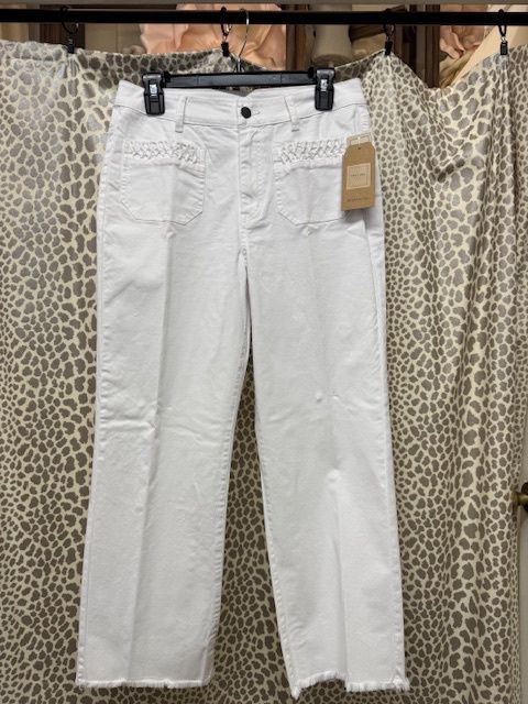 Tru Luxe-White Pant