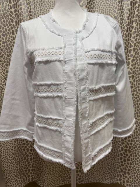 Multiples-Neutral Territory White Jacket