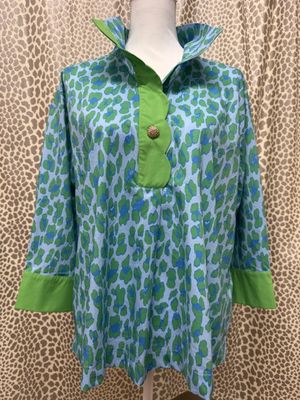 Entro-Botanical Print Top