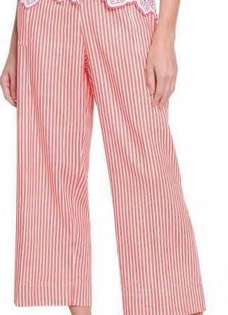 Tru Luxe-Red Stripe Pullon Pant