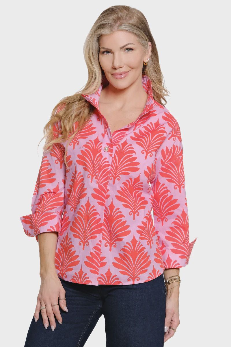 Ali Miles-Coral Print Popover