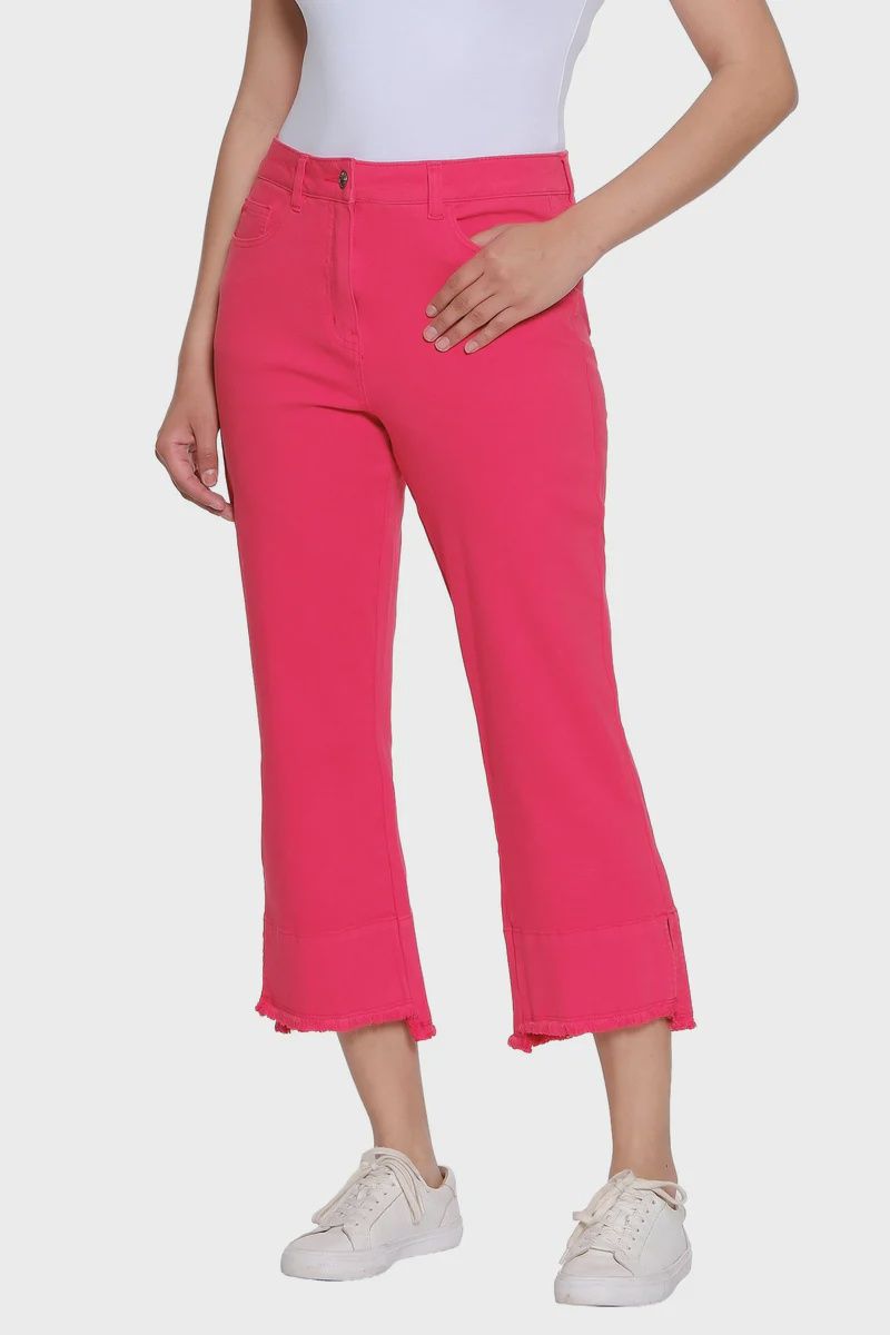 Slimsation-Fiery Red Crop Pant