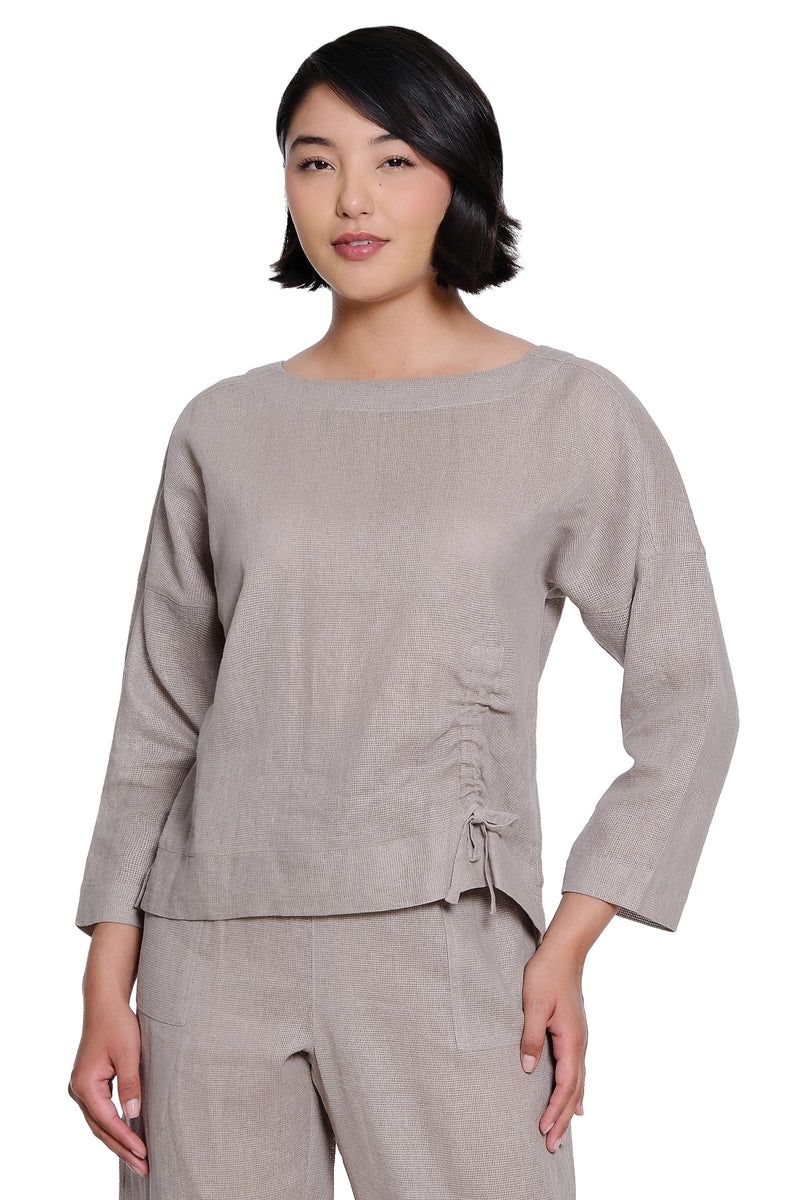 Ali Miles-Latte Linen Top