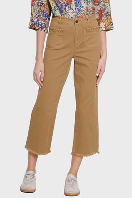 Tru Luxe-Wide Leg Braided Pocket Crop