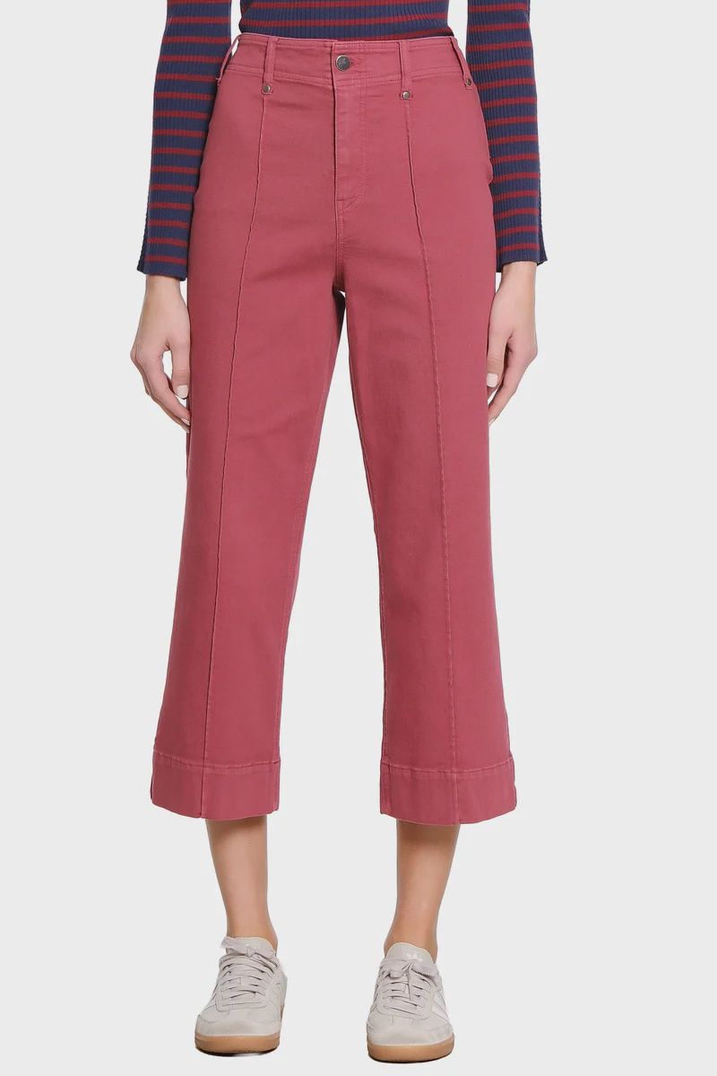Tru Luxe-Crease Stitched Crop