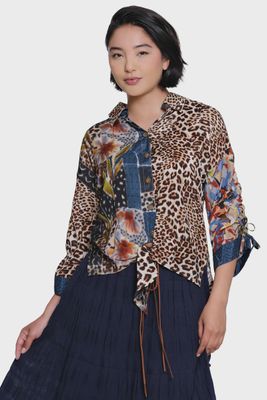John Mark-Mix Print Blouse