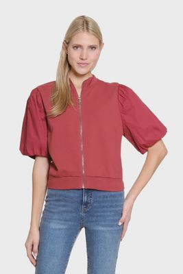 Tru Luxe-Zip Front Cardigan