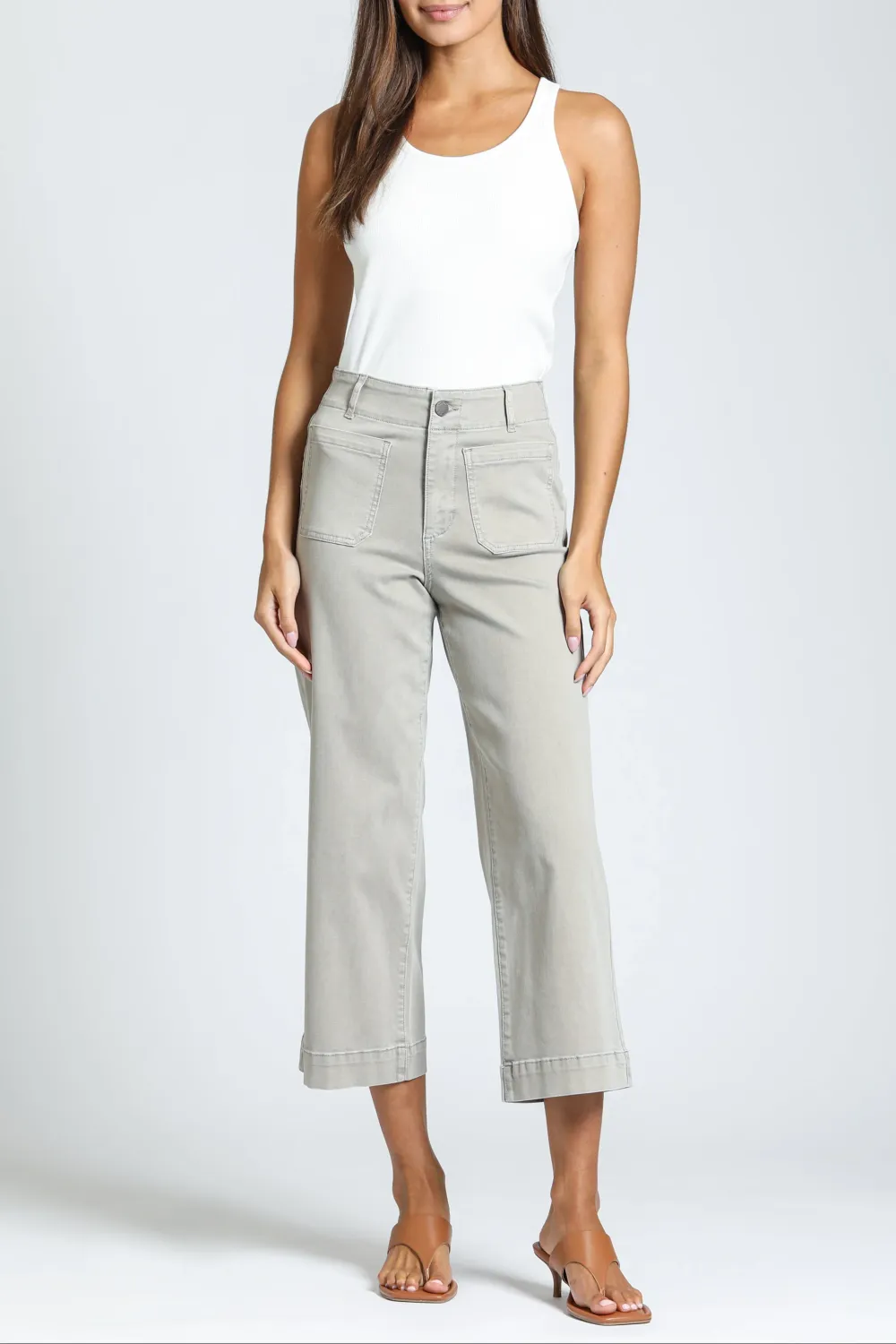 APNY-Cropped Wide Leg Pant
