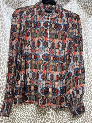 APNY-Ruched Collar Top