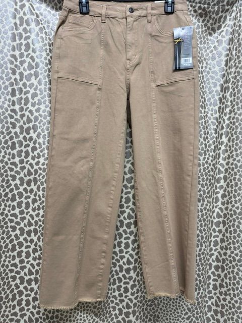 Slimsation-5 Pkt Crop w/Fringe Hem