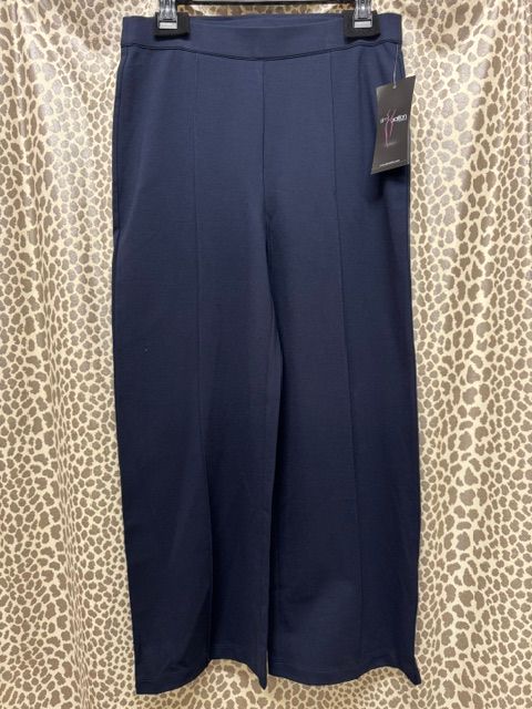 Slimsation-Pintuck Wide Leg Crop Pant