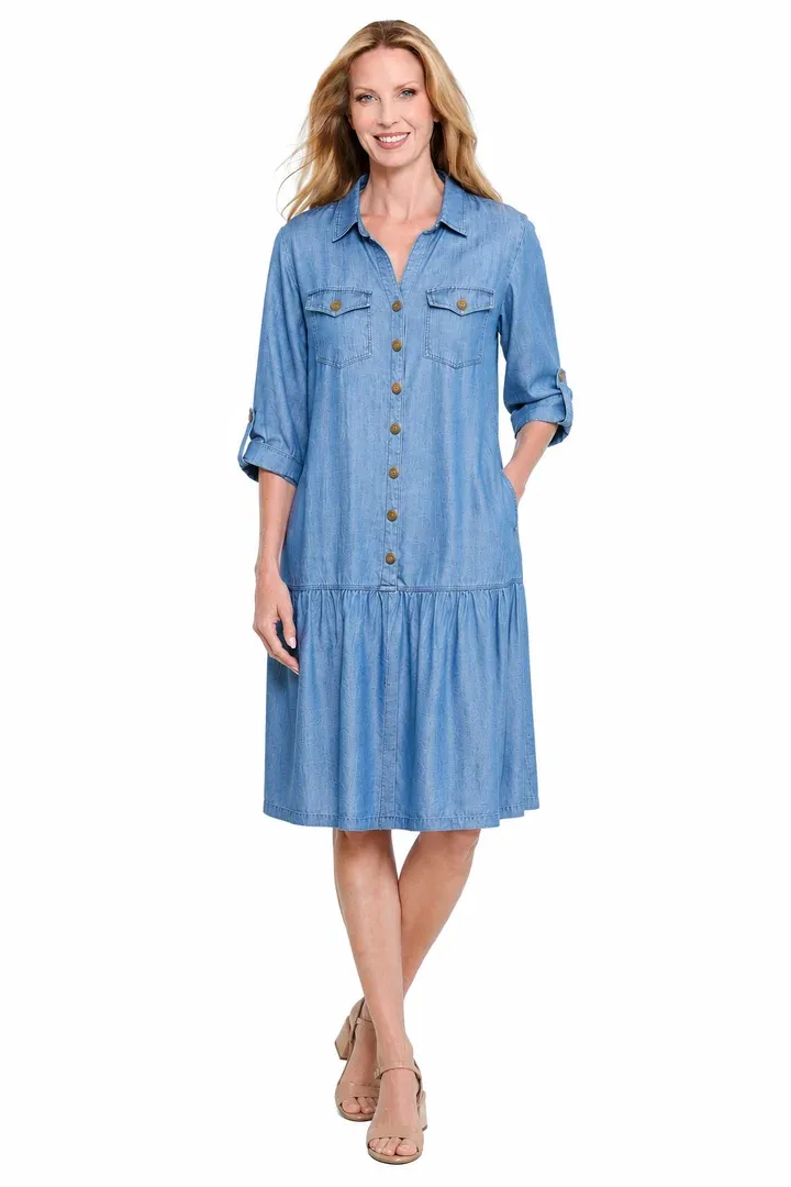 Multiples-Essentials Woven Dress