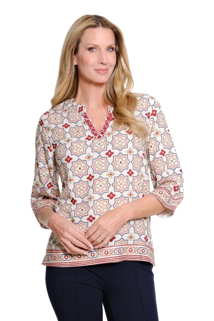 Multiples-Sundance Woven Top