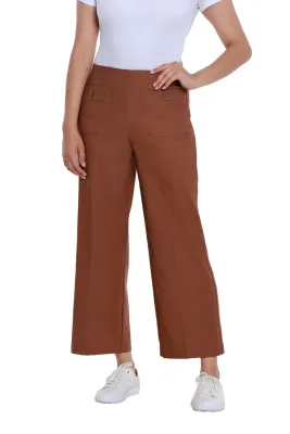 Slimsation-No Waist Patch Pocket Pant