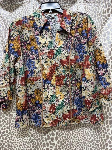 Tru Luxe- Floral Popover