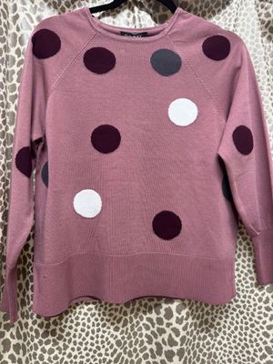 Sunday-Polka Dot Sweater